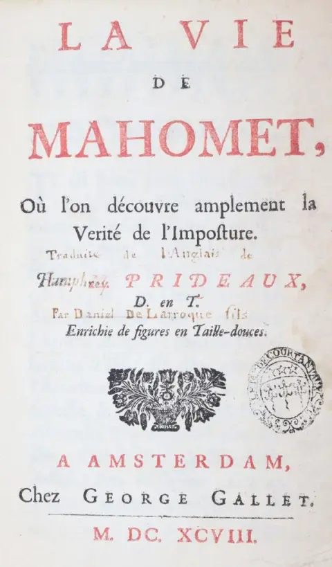 Prideaux (Humphrey). – La Vie de Mahomet