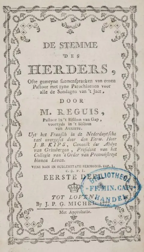 Reguis,(F.L.). – De Stemme des Herders..