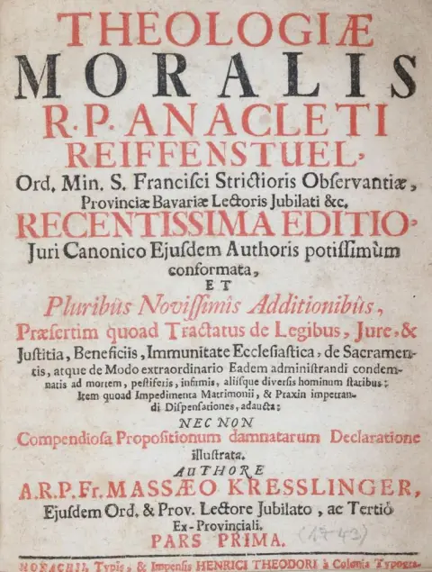 Reiffenstuel,A. – Theologia moralis