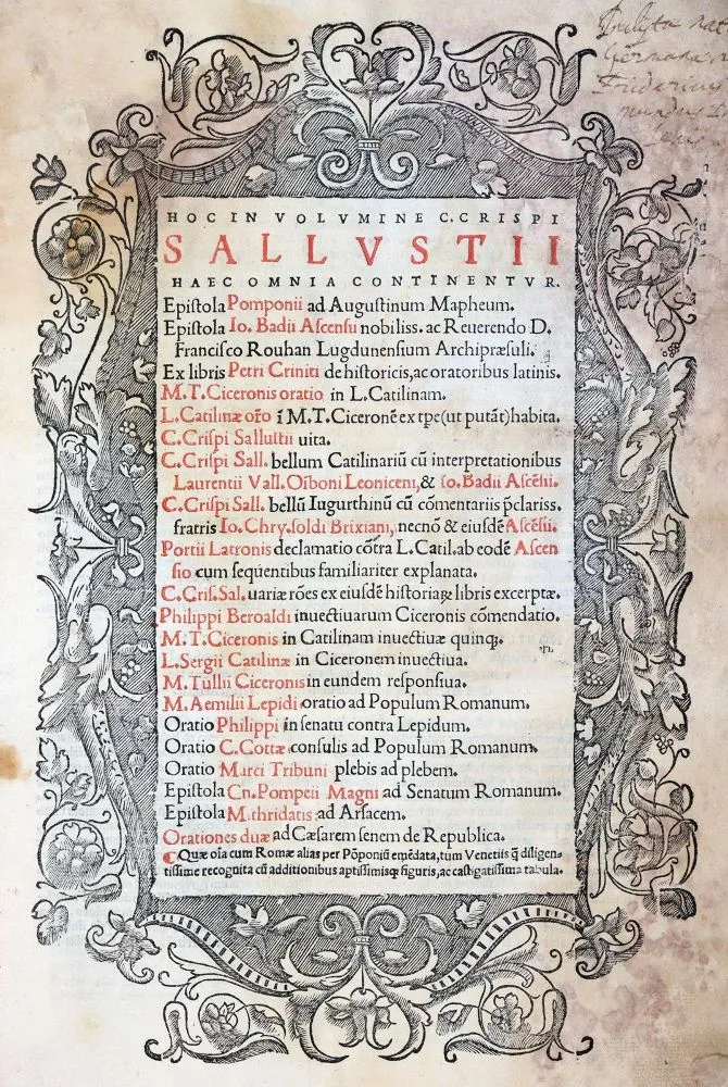 Sallustius,C.C. – (Opera omnia)