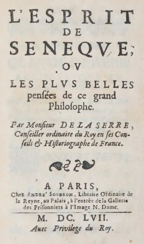 Delaserre,P. – L'Esprit de Seneque, ou les plus belles pensees de ce grand philosophe