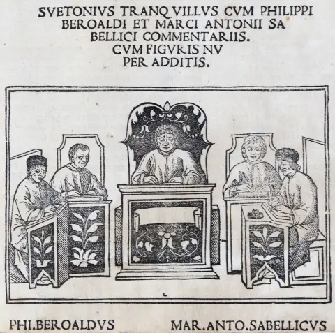 Suetonius Tranquillus. – (Vita Duodecim Caesarum) Cum Philippi Beroaldi Et Marci Antonii Sabellici Commentariis