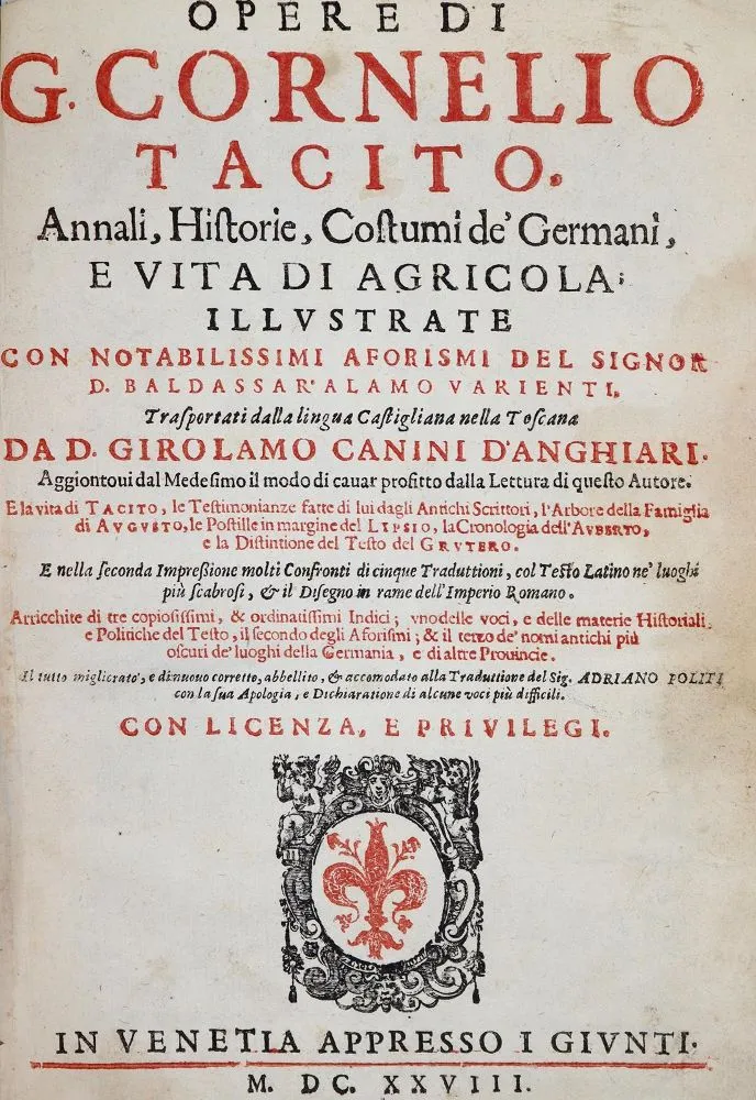 Tacitus,C. – Opere