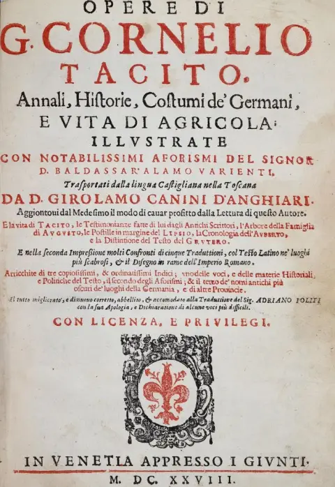Tacitus,C. – Opere