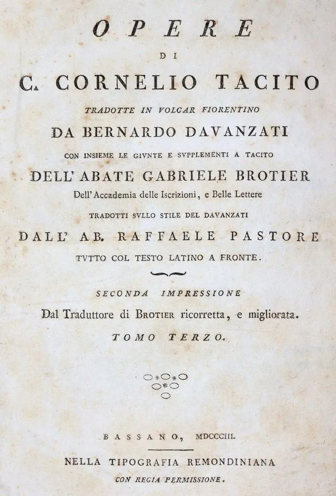 Tacitus,C. – Opere