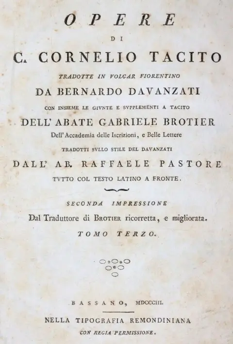 Tacitus,C. – Opere