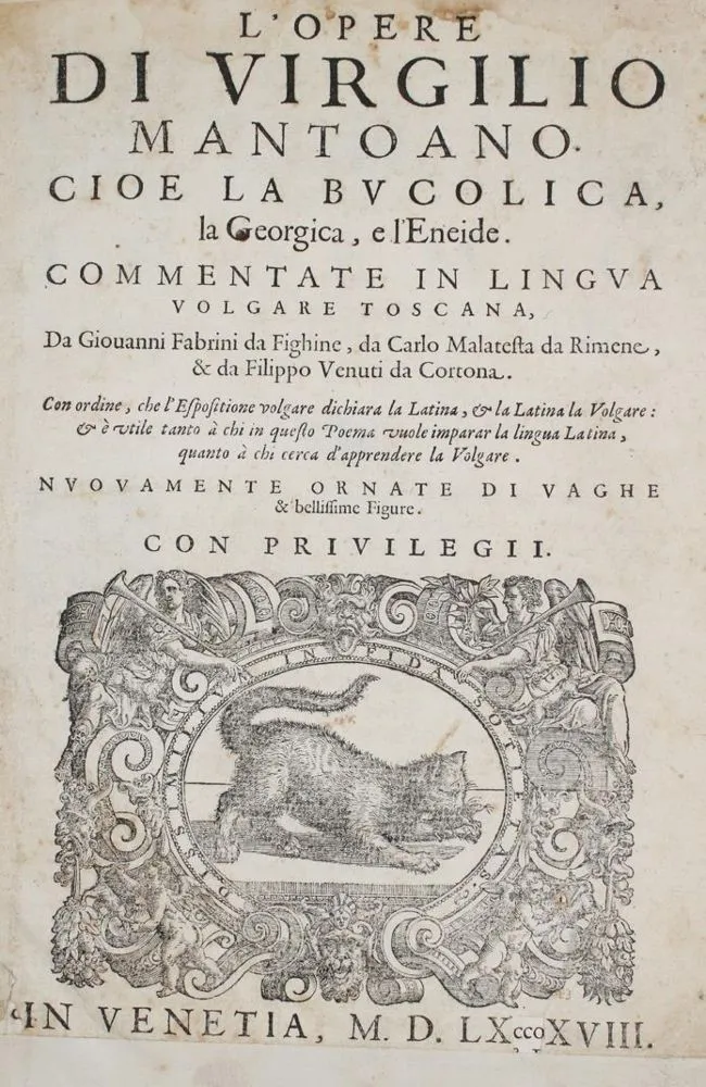 Vergilius,M.P. – L'Opere cioe la Bucolica, la Georgica, e l'Eneide