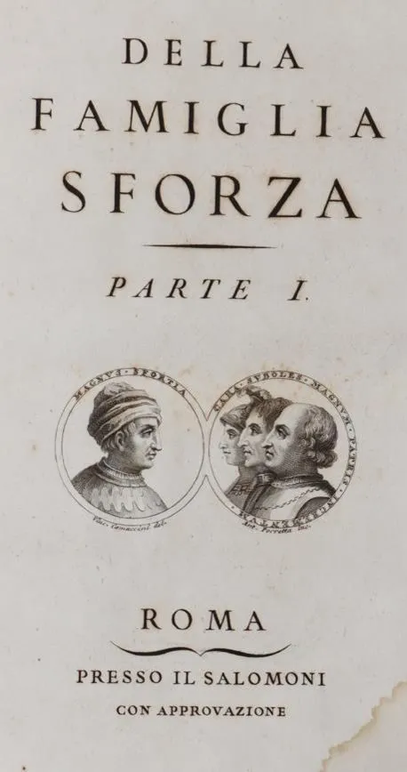 (Ratti,N.). – Della Famiglia Sforza