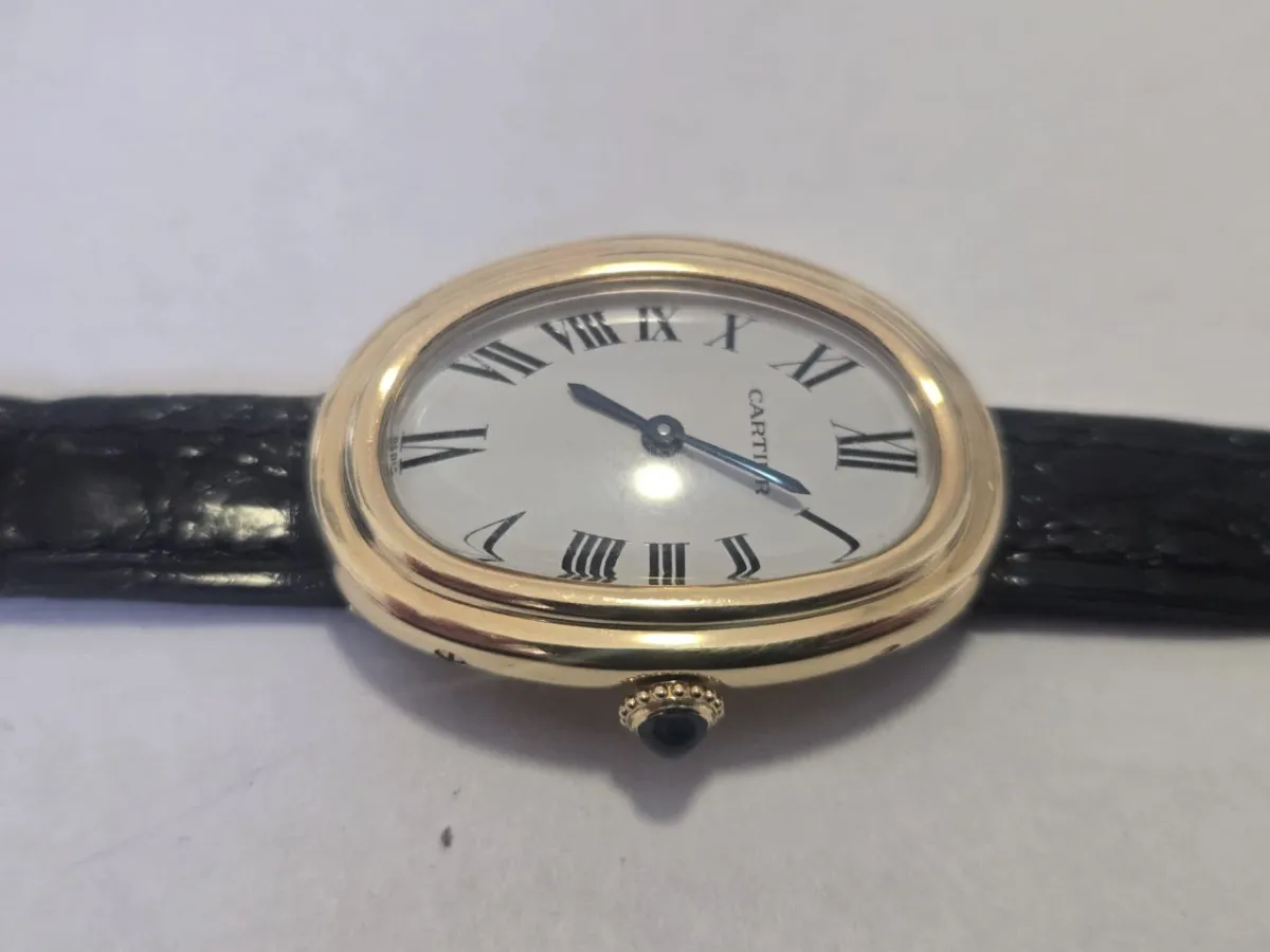 Damenuhr (Cartier, Baignoire)