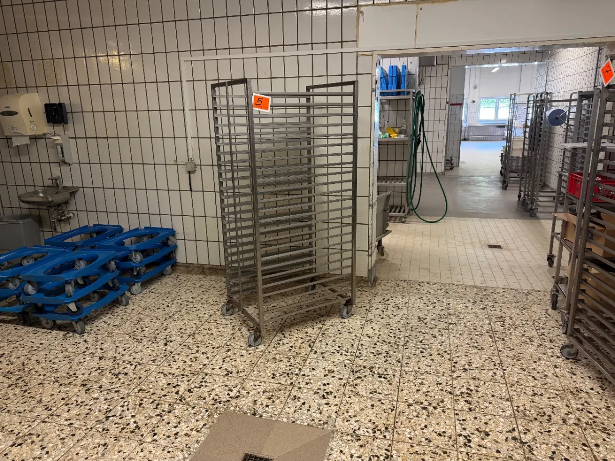 Wózek transportowy ze stali nierdzewnej