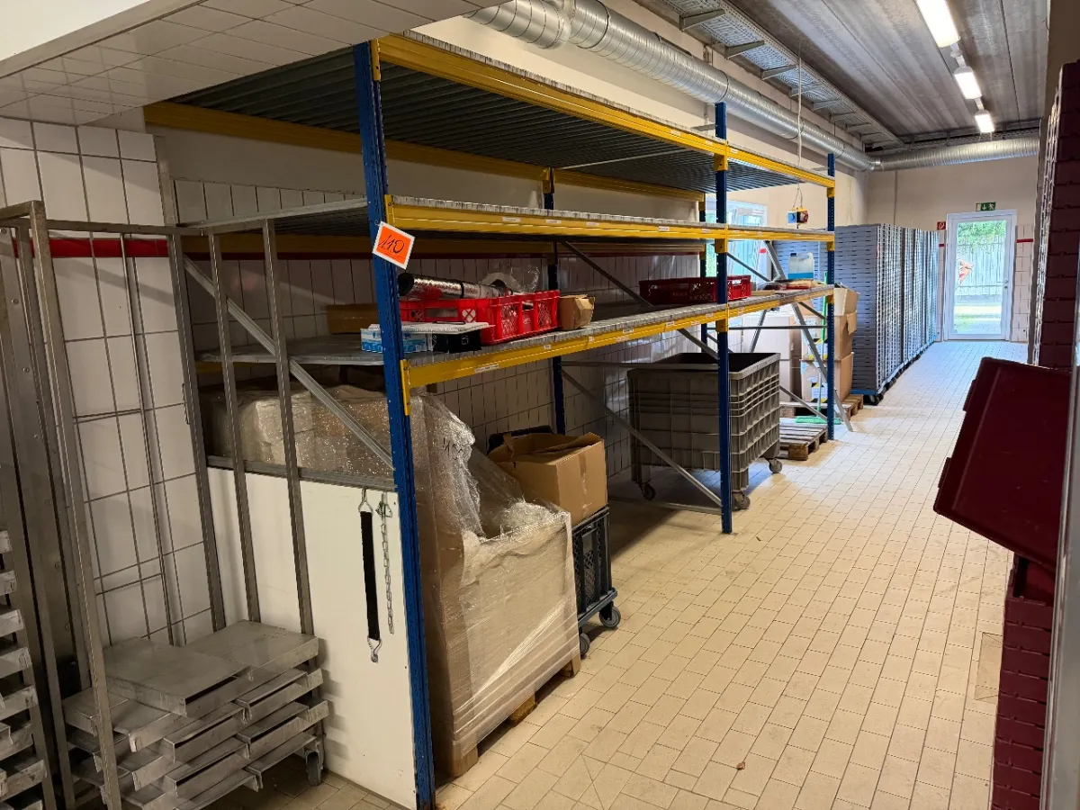 Zware palletstelling (2 velden, 12 liggers)