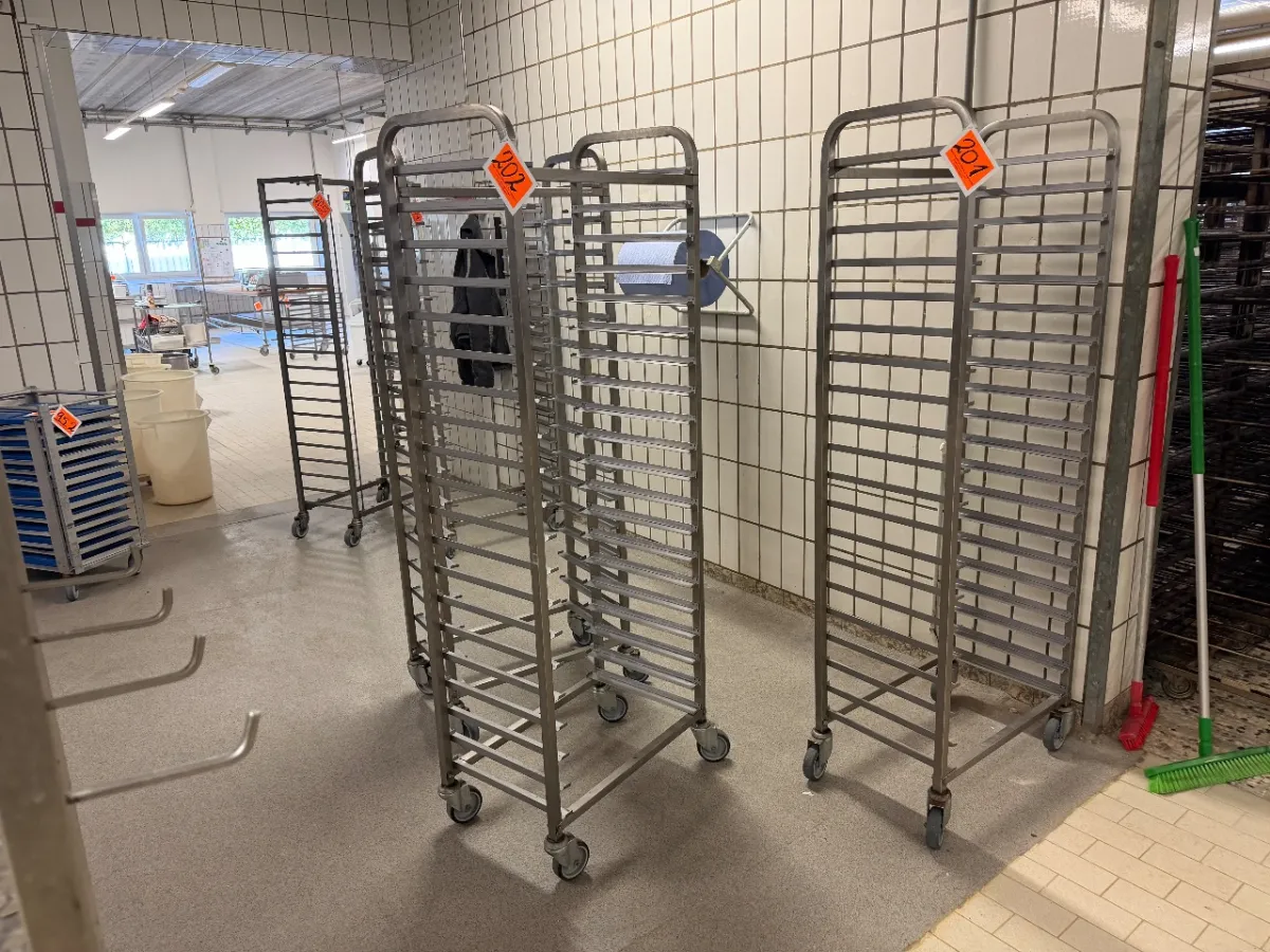 Aluminium transport trolley