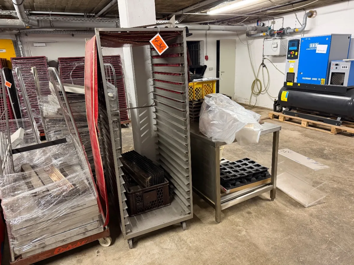 RVS transportwagen (met diverse bakvormen)