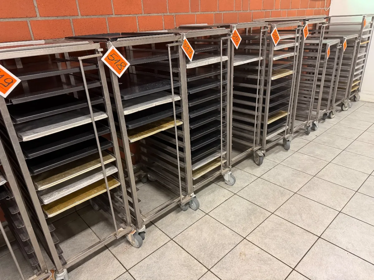 Edelstahl-Transportwagen