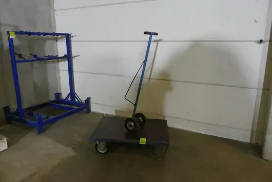 Transportwagen met duwstang