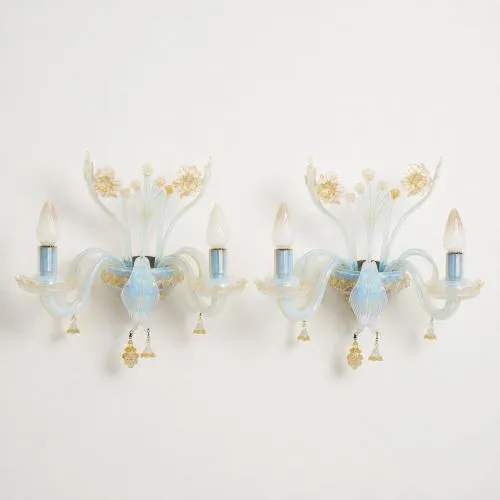 Plafonnier et deux appliques murales, années 1950 (design)