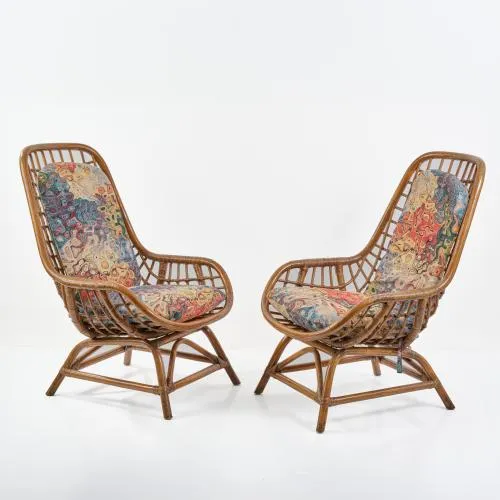 Twee armstoelen, circa 1955 (ontwerp)