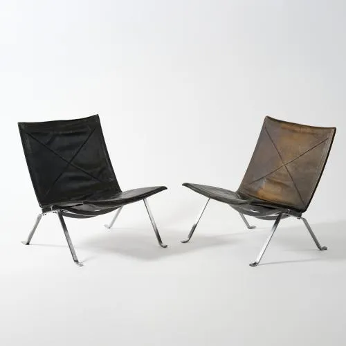 Poul Kjaerholm – Two armchairs 'PK 22', 1956 (design)