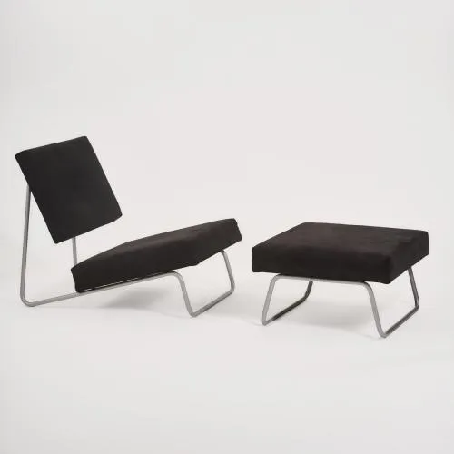 Herbert Hirche – Fauteuil et ottoman, vers 1960 (design)