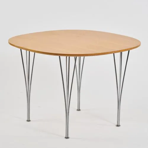 Piet Hein, Bruno Mathsson – Stół 'Supercircular', 1963 (projekt)