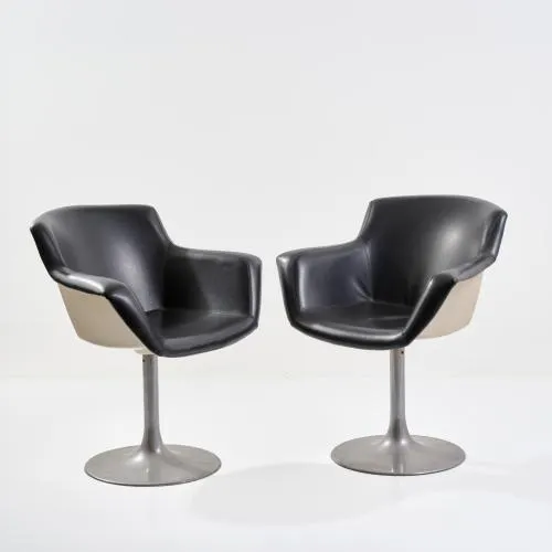 Gastone Rinaldi – Two armchairs 'P25', 1960s (design)