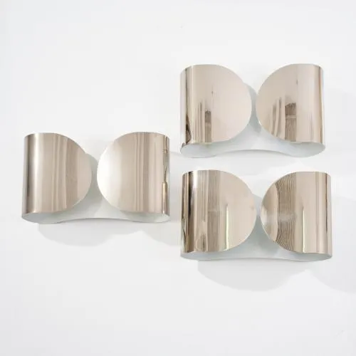 Afra Scarpa, Tobia Scarpa – Three wall lights 'Foglio', 1966 (design)