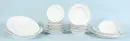 Pièces de service, 26 pièces "KPM, Berlin" – porcelaine, blanche, forme "Neuosier", 8 assiettes à soupe, 6 assiettes d'entrée, 4 assiettes à dessert et 4 plats (plus grand plat 49…