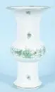 Vase "Herend" – Porcelaine, peinte à la main, décor "Apponyi, vert", bord doré, corps balustre, H= 34,5 cm;