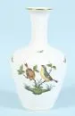 Vase "Herend" – porcelaine, peint à la main, décor "Rothschild", liseré doré, paroi structurée, corps balustre, H= 26,5 cm