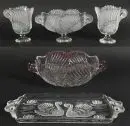 Pièces en verre, 5 pièces "Walther Glas, Mikasa"