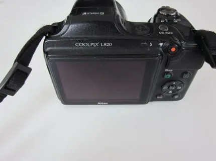 Nikon camera COOLPIX L820, color: black