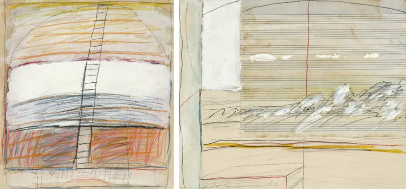 Bohrmann, Karl – o.T. Deux feuilles