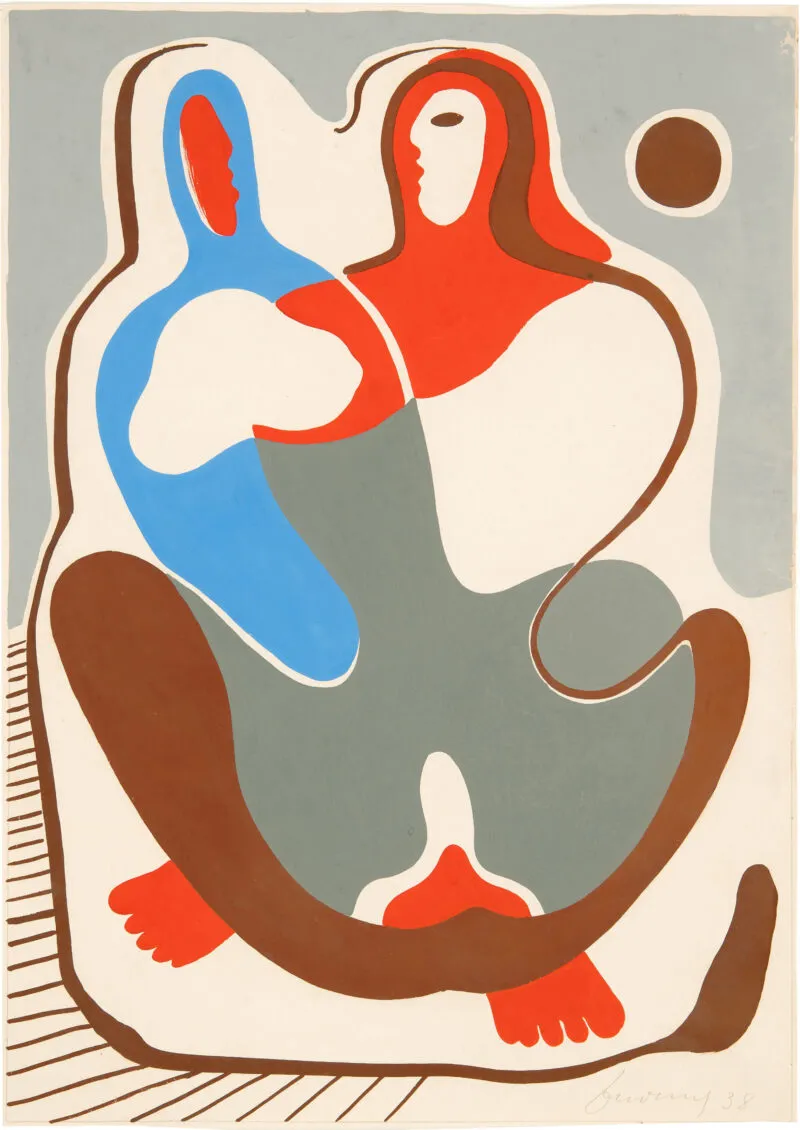 Davringhausen, Heinrich Maria – Interieur (Paar)