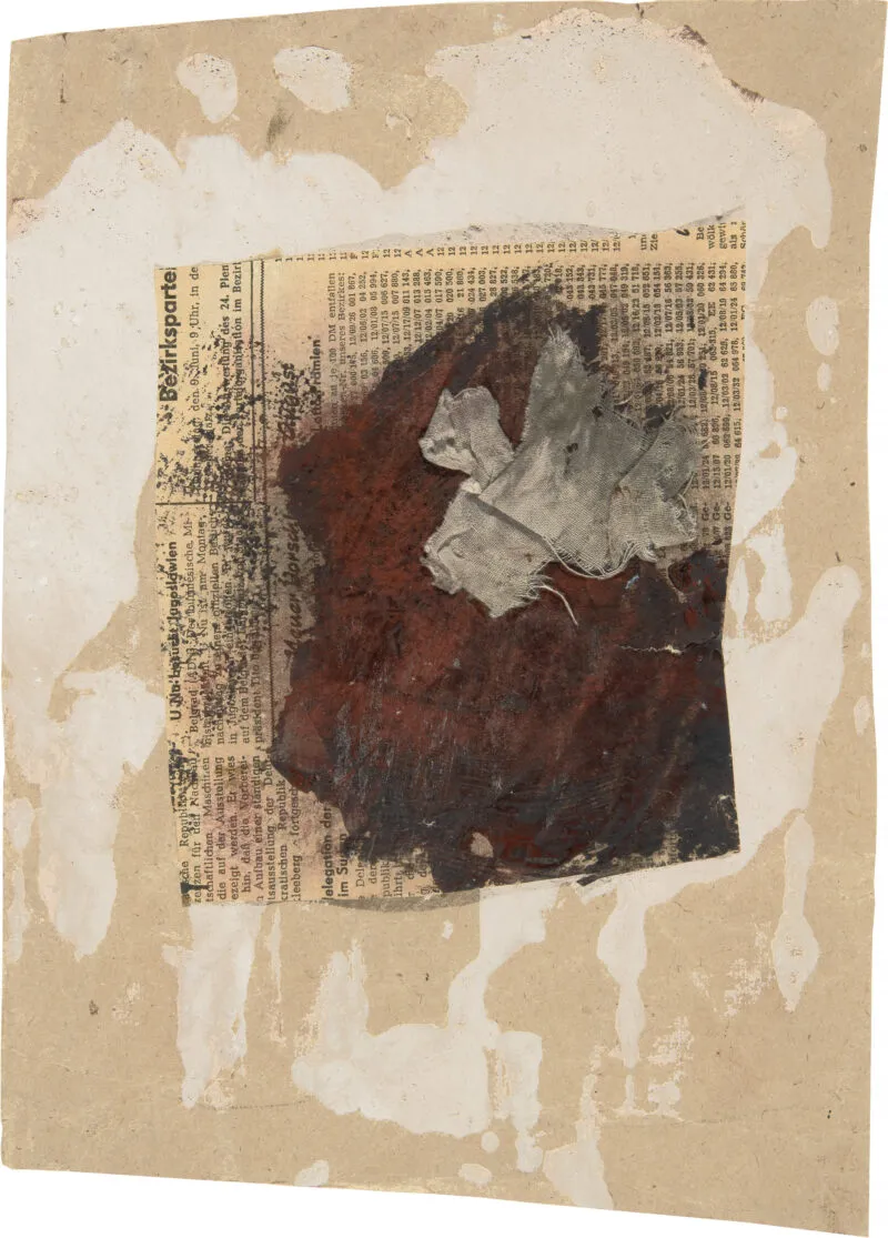 Glöckner, Hermann – o.T. (Materialcollage)