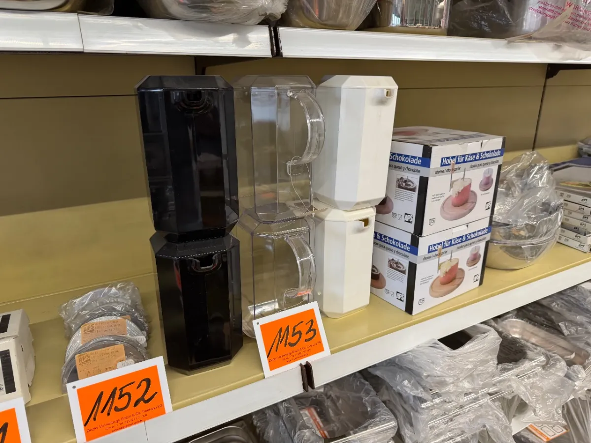 Partij sapkannen, elk 2 l (6 stuks)