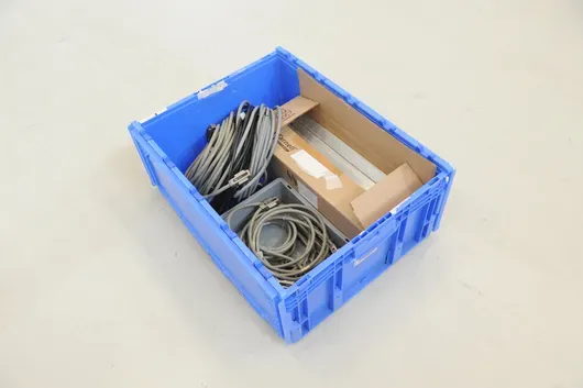 Lot of cables and rails