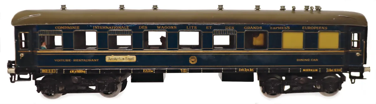 MÄRKLIN – Spoor 0, internationale 4-assige restauratiewagen