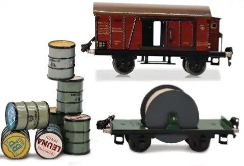 MÄRKLIN – Voie 0, wagon couvert avec guérite 1791