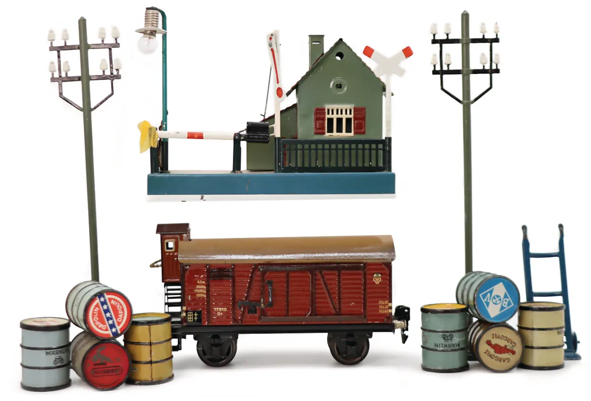 MÄRKLIN – Spoor 0, 2-assige goederenwagen met remmershuisje 1791
