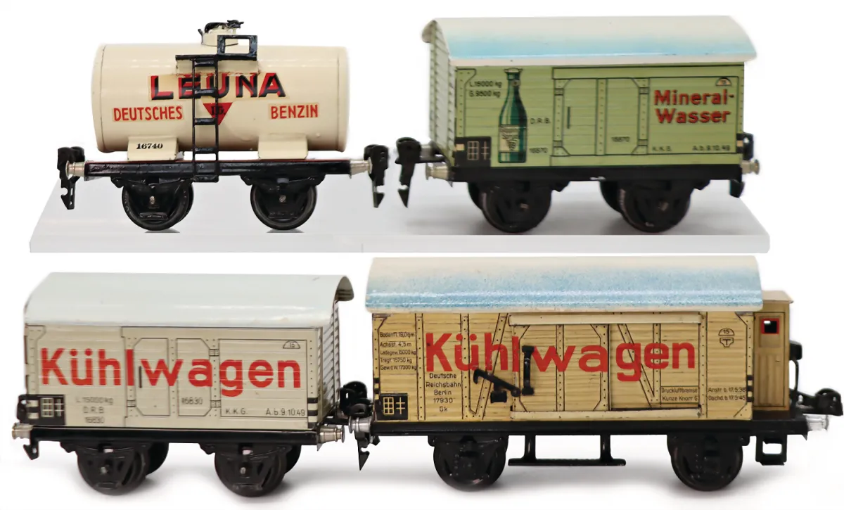 MÄRKLIN – Tory 0, 4 wagony towarowe