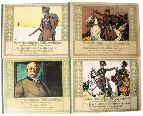4 livres d'images patriotiques