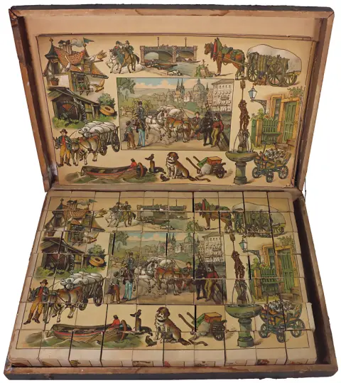 Grand puzzle de 70 pièces en bois