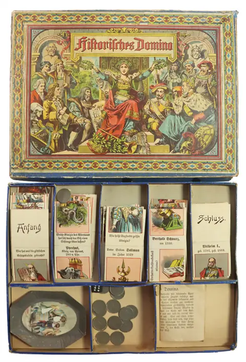 Jeu, « Historisches Domino »