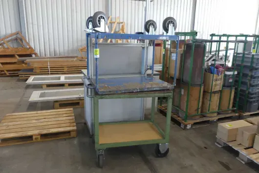 2x chariots de table