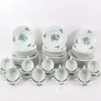 Serwis obiadowy, do herbaty i mokki z porcelany