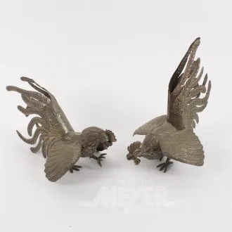 2 figurki blaszane "kogut"