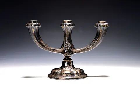 Bougeoir à trois flammes, Jakob Grimminger, Schwäbisch Gmünd, 20e s., 835