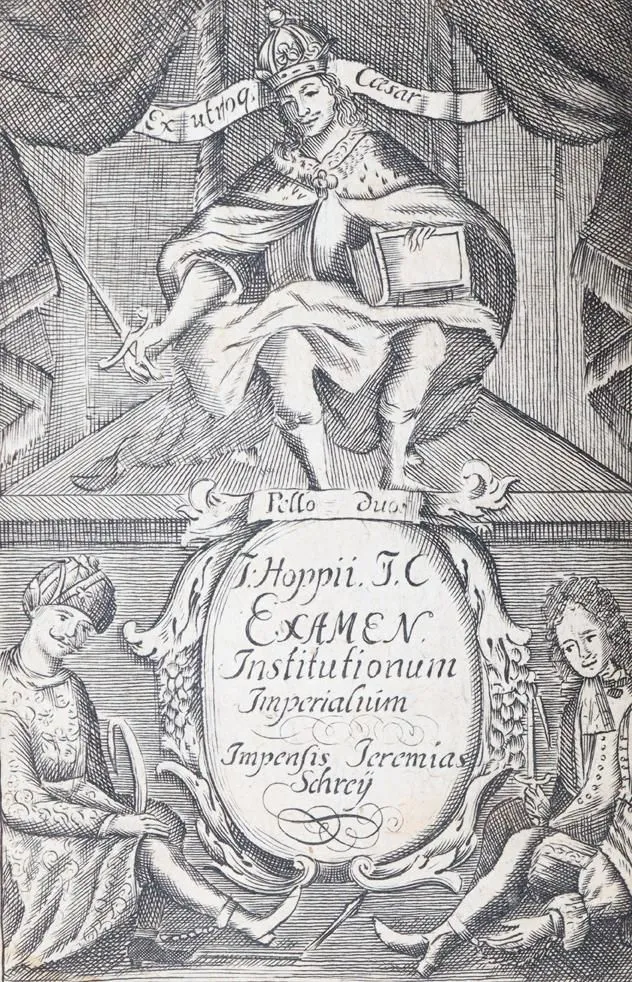 Hoppe,J. – Examen institutionum imperialium