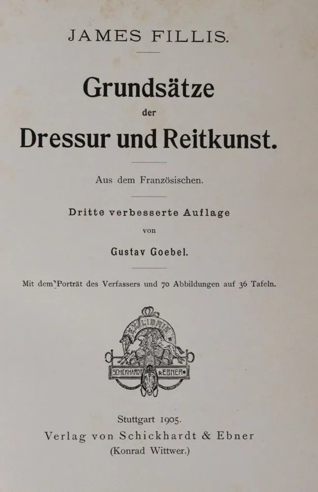 Fillis,J. – Zásady drezury a jezdeckého umění