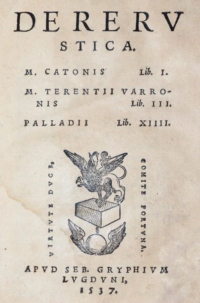 Cato, Terentius et Palladius – De re rustica